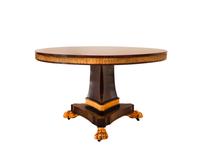 A Regency Style Mahogany and Parcel Gilt Center Table — 19TH CENTURY