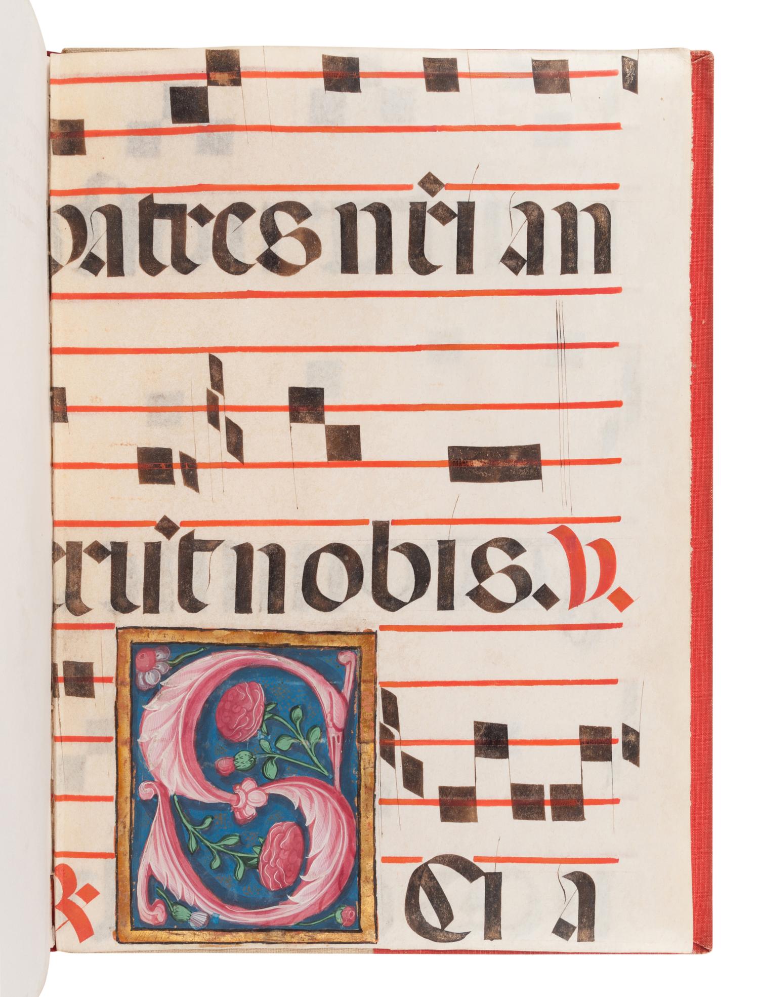 [GRABHORN PRESS]. SCHULZ, H. C. A Monograph on the Italian Choir Book…with an original illuminated initial from an Italian Gradual of the Sixteenth Century. San Francisco: Printed for David Magee at the Grabhorn Press, 1941.