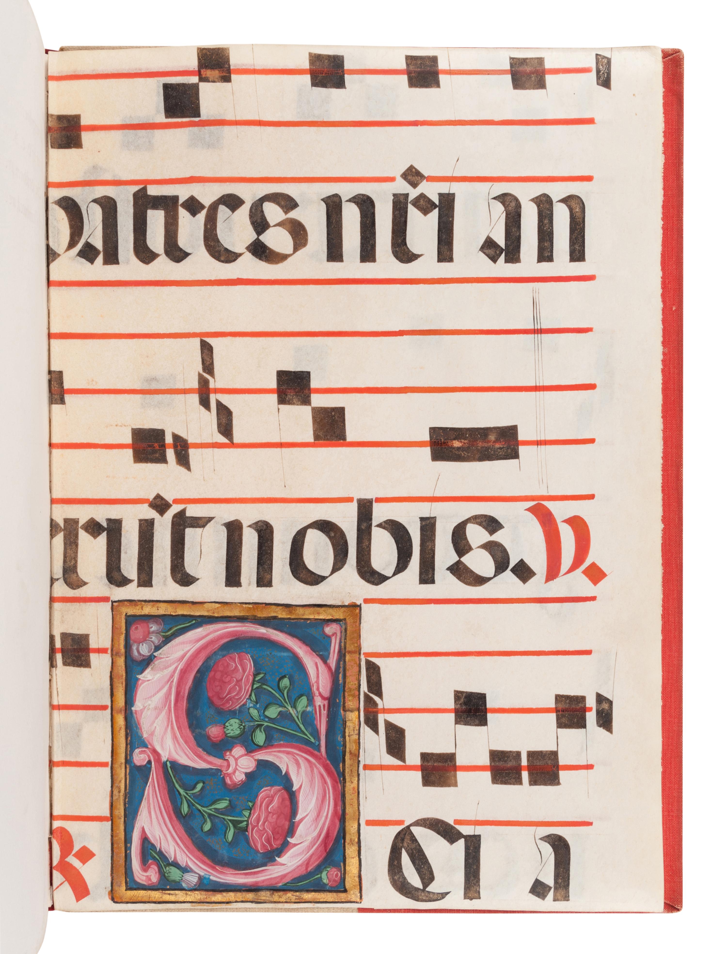 [GRABHORN PRESS]. SCHULZ, H. C. A Monograph on the Italian Choir Book…with an original illuminated initial from an Italian Gradual of the Sixteenth Century. San Francisco: Printed for David Magee at the Grabhorn Press, 1941.