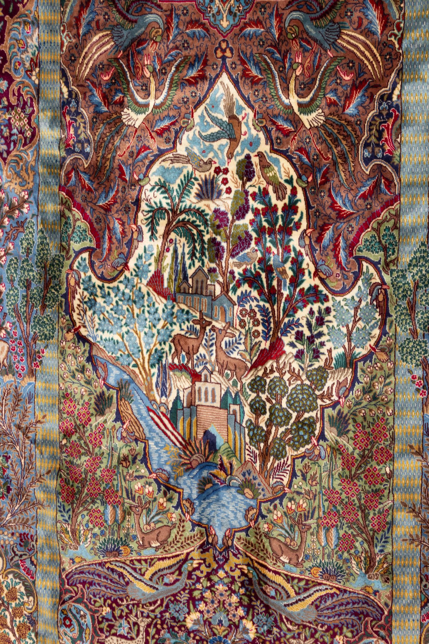 A Kashmar Wool Rug