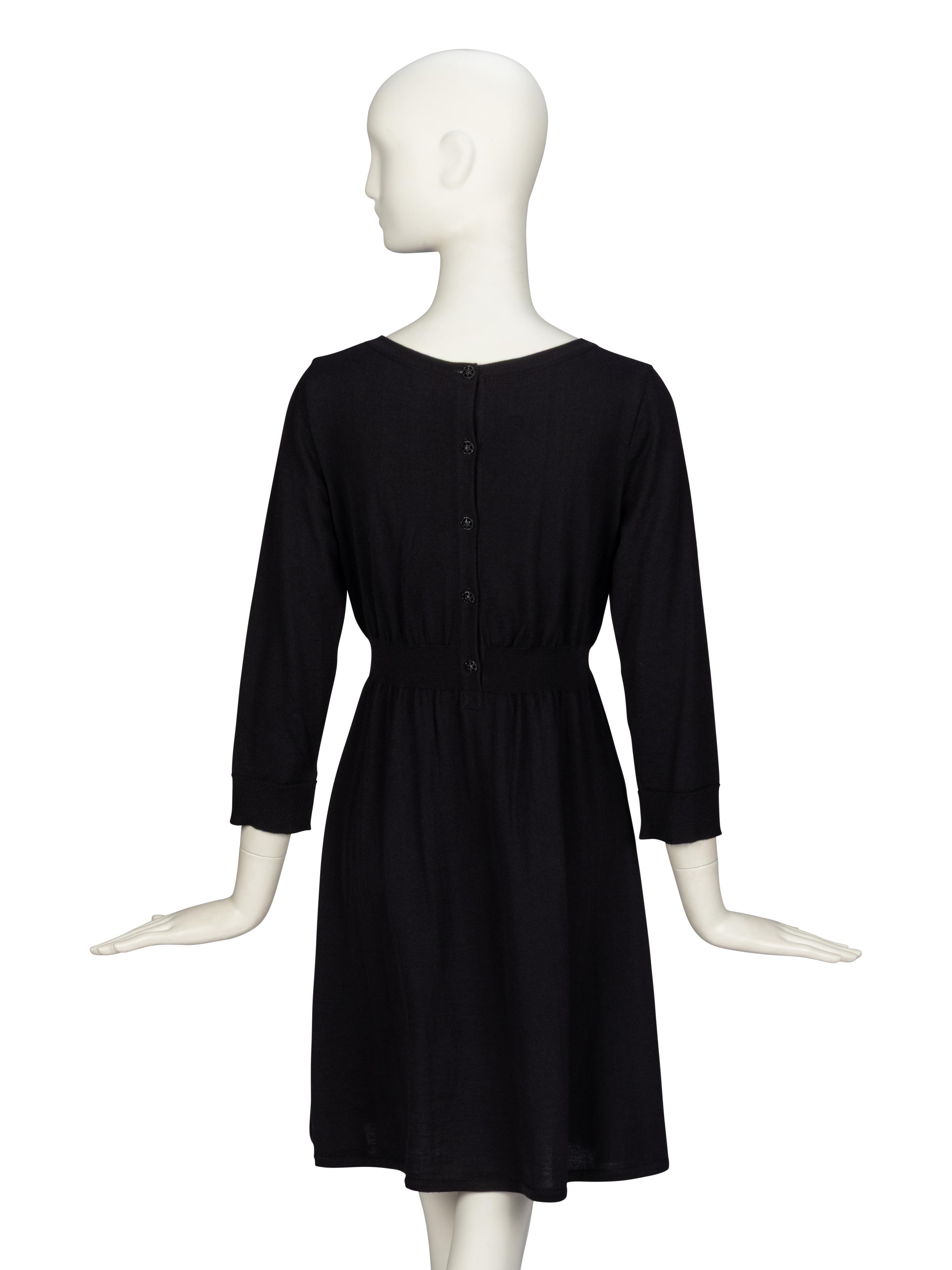 Chanel, Floral Cashmere Dress