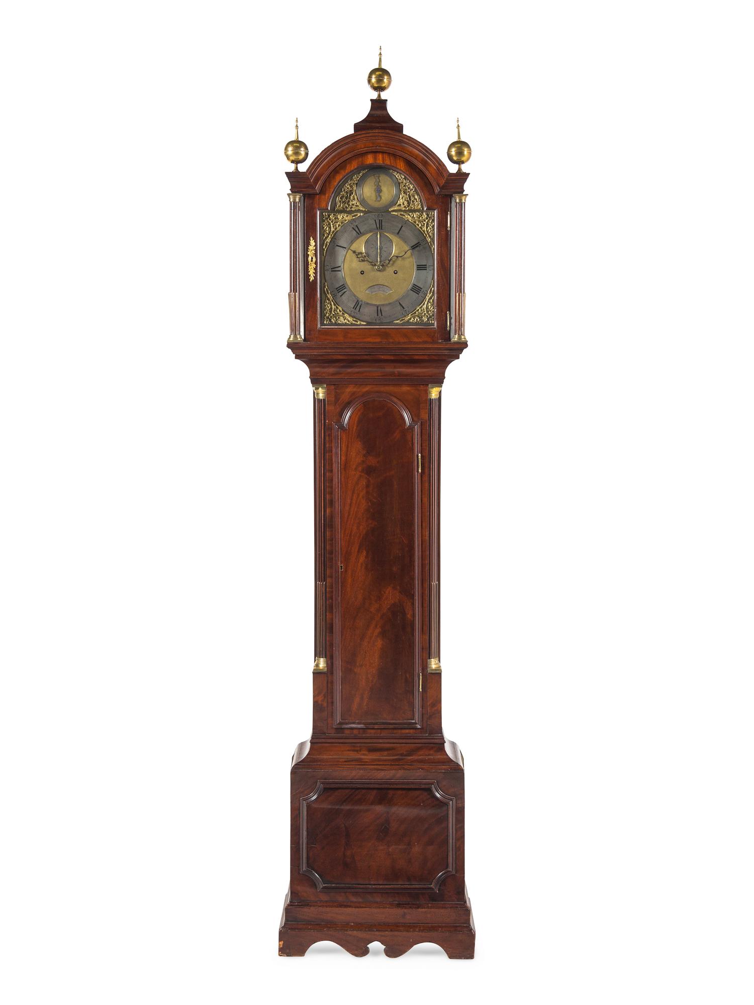 A George III Mahogany Tall Case Clock