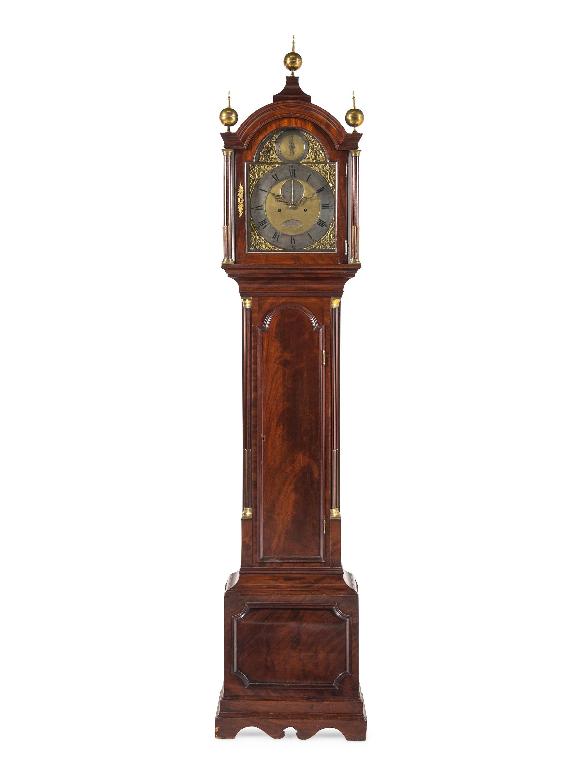 A George III Mahogany Tall Case Clock