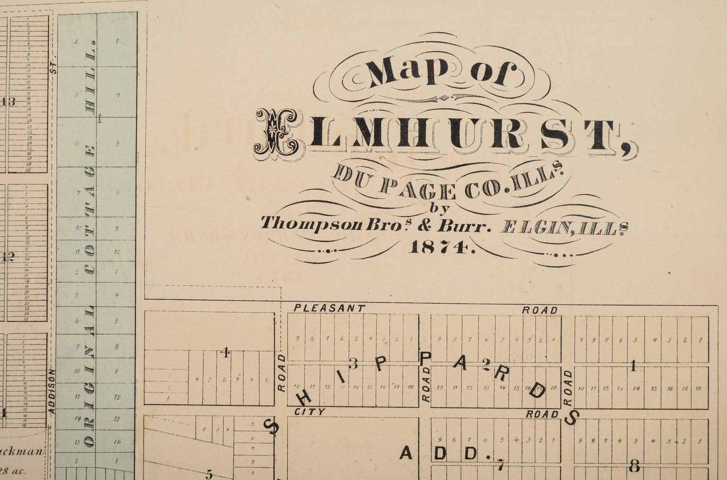 A group of 14 19th and 20th century maps, comprising: