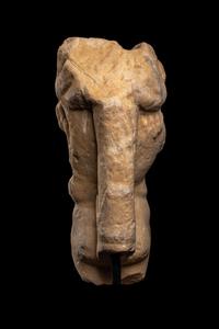 A Roman Marble Telamon in the Form of a Satyr