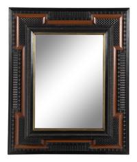 A Flemish Part-Ebonized Mirror