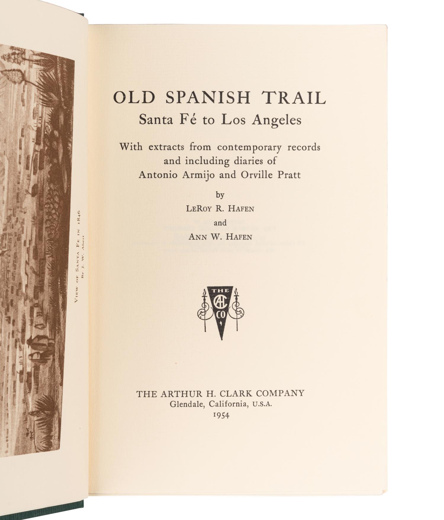 [ARTHUR H. CLARK COMPANY] -- [WESTERN AMERICANA]. HAFEN, LeRoy Reuben (1893-1985) and Ann W. HAFEN (1893-1970), editors. The Far West and the Rockies Historical Series . Glendale, CA: The Arthur H. Clark Company, 1954-1961.