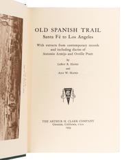 [ARTHUR H. CLARK COMPANY] -- [WESTERN AMERICANA]. HAFEN, LeRoy Reuben (1893-1985) and Ann W. HAFEN (1893-1970), editors. The Far West and the Rockies Historical Series . Glendale, CA: The Arthur H. Clark Company, 1954-1961.