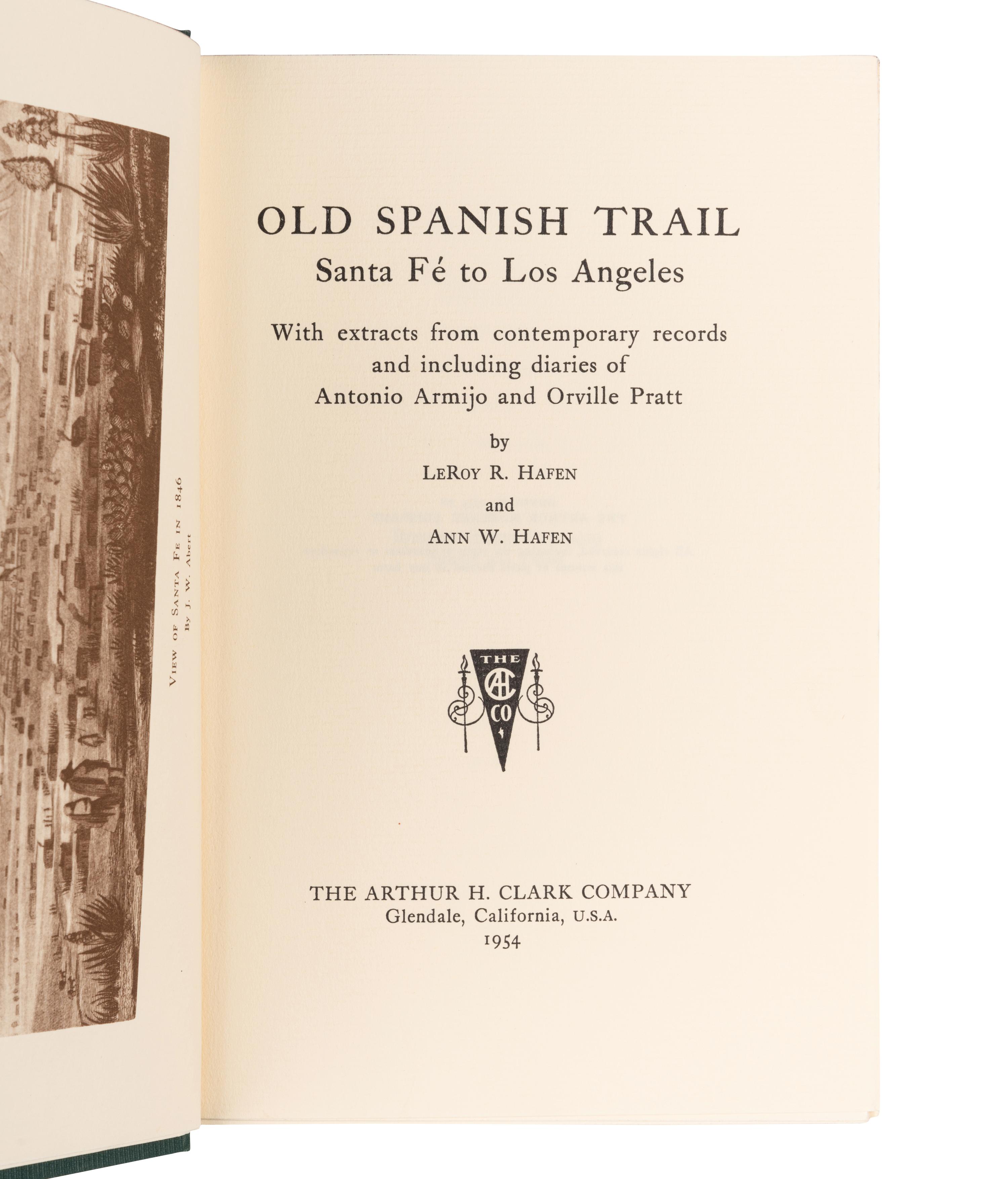 [ARTHUR H. CLARK COMPANY] -- [WESTERN AMERICANA]. HAFEN, LeRoy Reuben (1893-1985) and Ann W. HAFEN (1893-1970), editors. The Far West and the Rockies Historical Series . Glendale, CA: The Arthur H. Clark Company, 1954-1961.