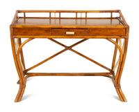 A Bamboo Desk and Matching Chair — 20th Century