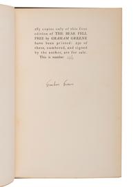 GREENE, Graham (1904-1991). The Bear Fell Free . Edited by John Hackney. London: Grayson & Grayson, 1935.