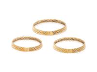 MARINA B, COLLECTION OF BICOLOR GOLD 'KAR' CHOKER NECKLACES