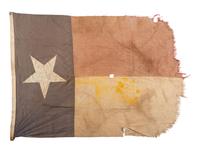 [TEXAS]. Flag of Texas [ With: ] 48-star flag.