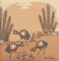 Pablita Velarde Largest 10 x 10 inches — (American, 1918-2006)