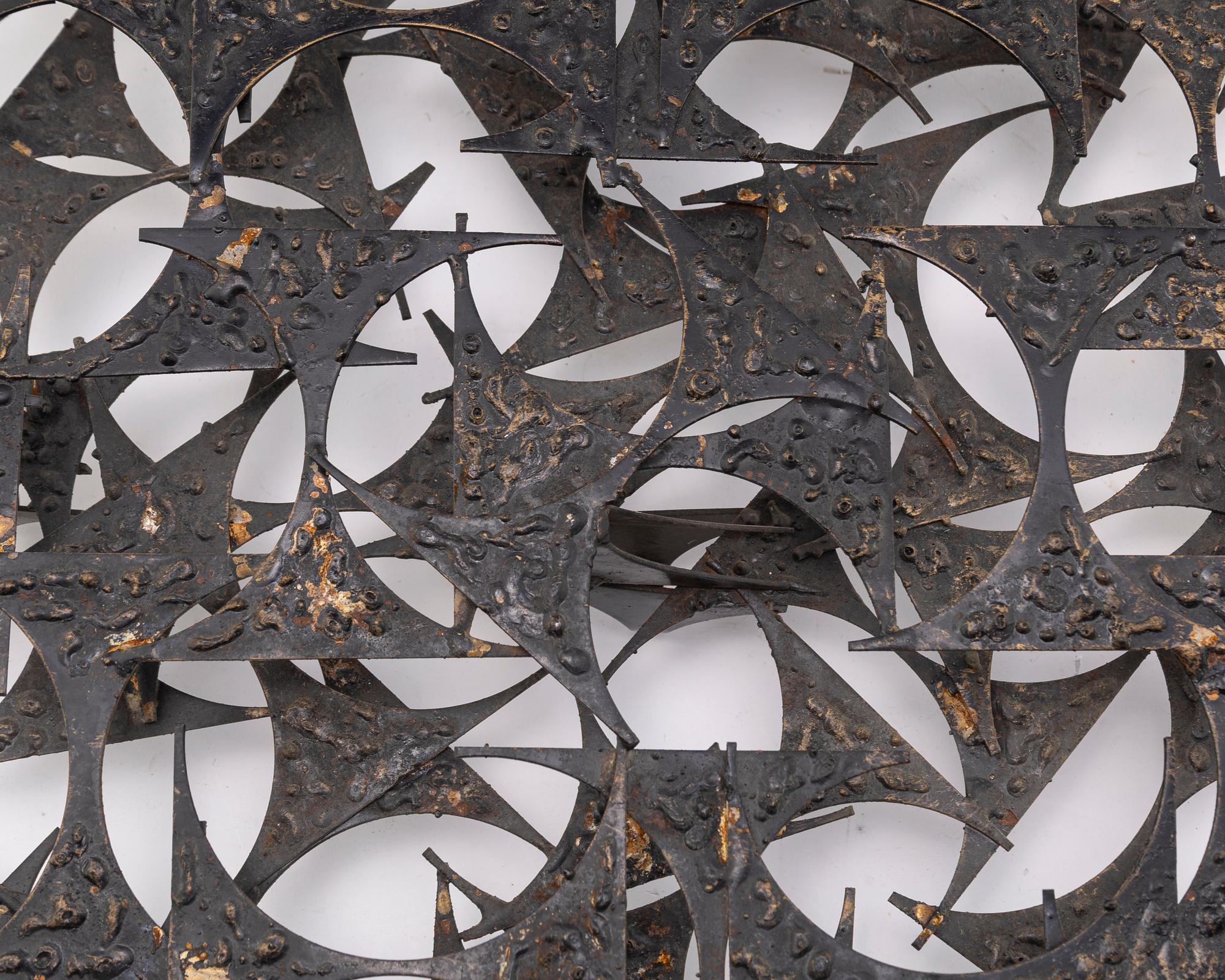 Brutalist Wall Sculpture, c. 1960 Marc Creates, USA