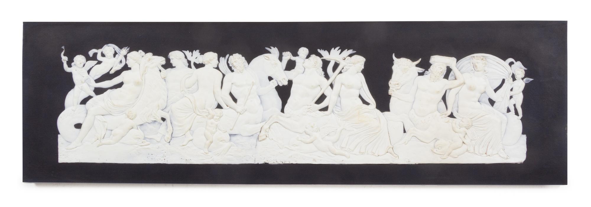 A Wedgwood Pate-sur-Pate Plaque