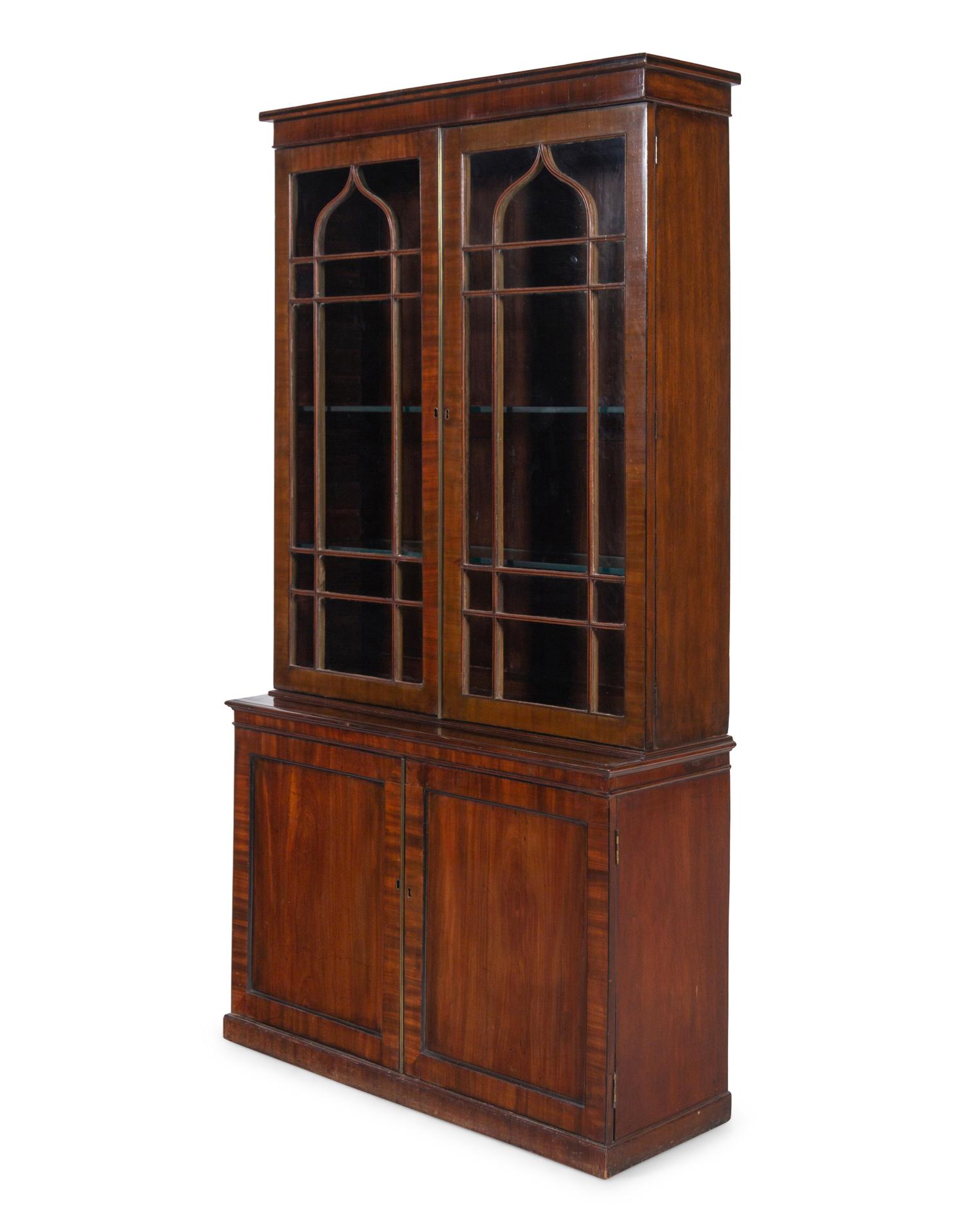 A George III Mahogany Bookcase