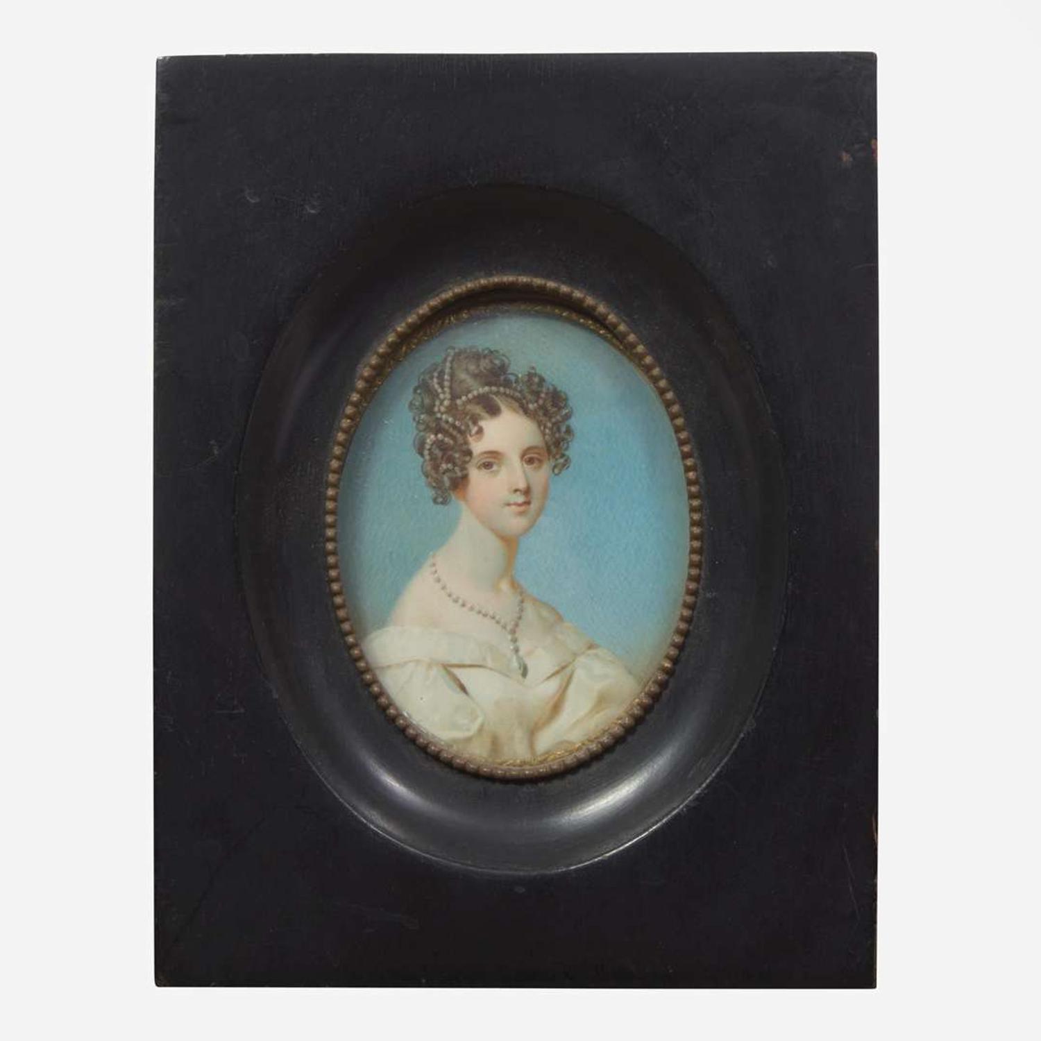 American and Continental School 19th century A Collection of Ten Portrait Miniatures, various dates