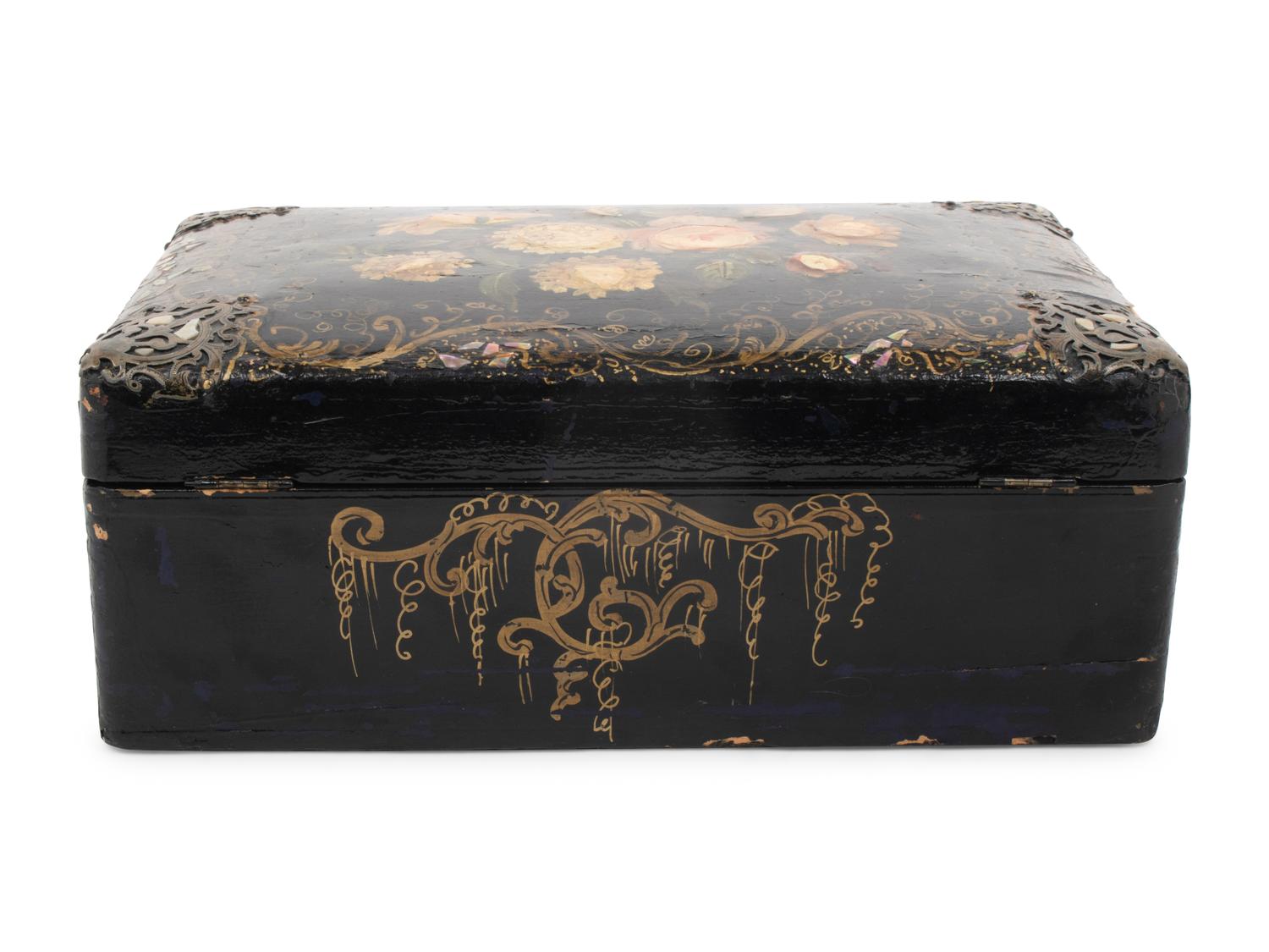 An English Jewelry Casket