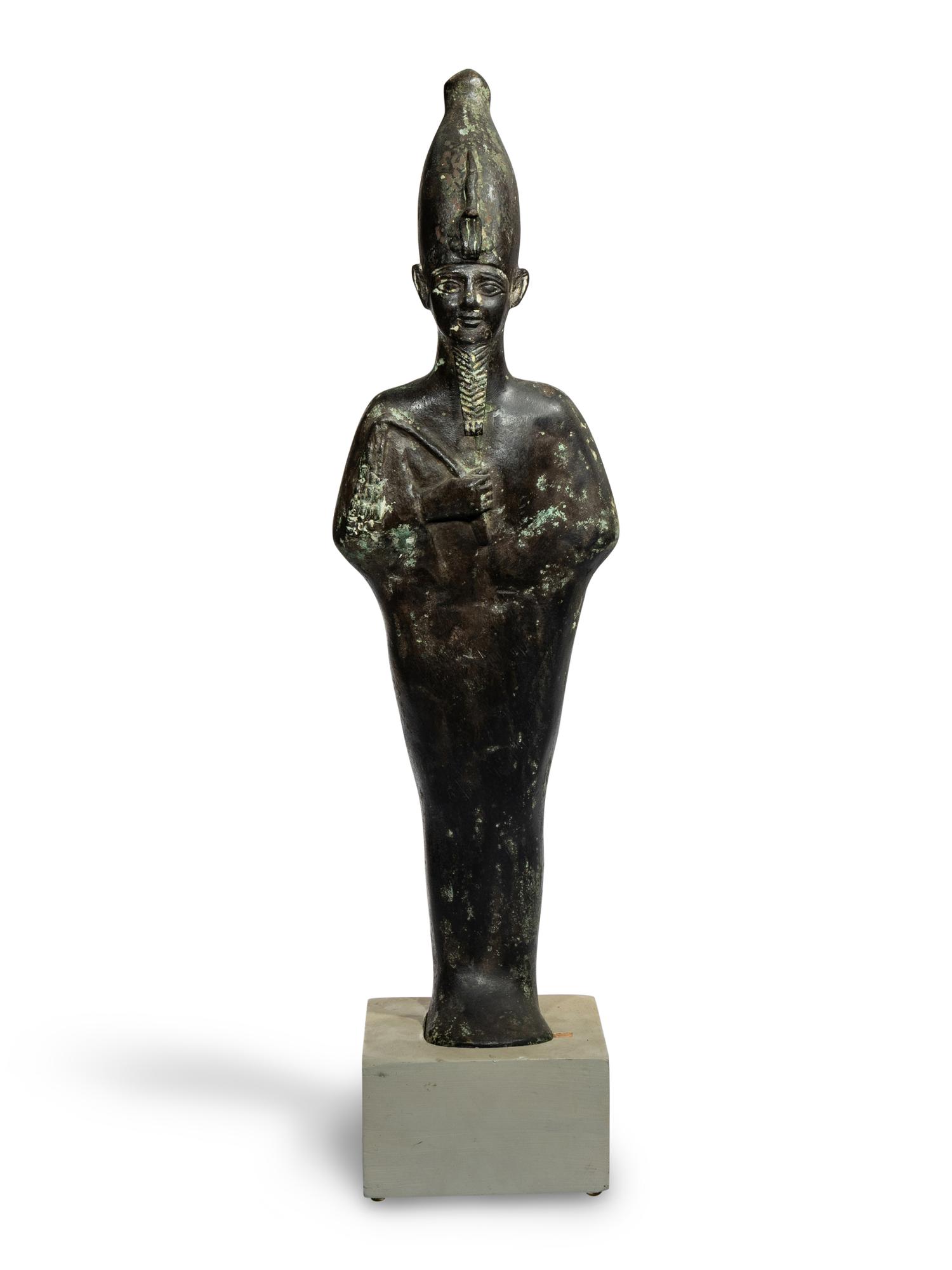 An Egyptian Style Bronze Osiris