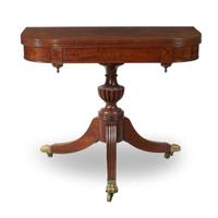 Classical mahogany card table Baltimore, MD, circa 1825