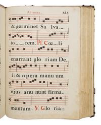 JEAN-DENIS CHANDORA (scribe), style of (active Paris, 1780-1844) Gradual, in Latin, stenciled manuscript on paper [France, Paris, c. 1820]