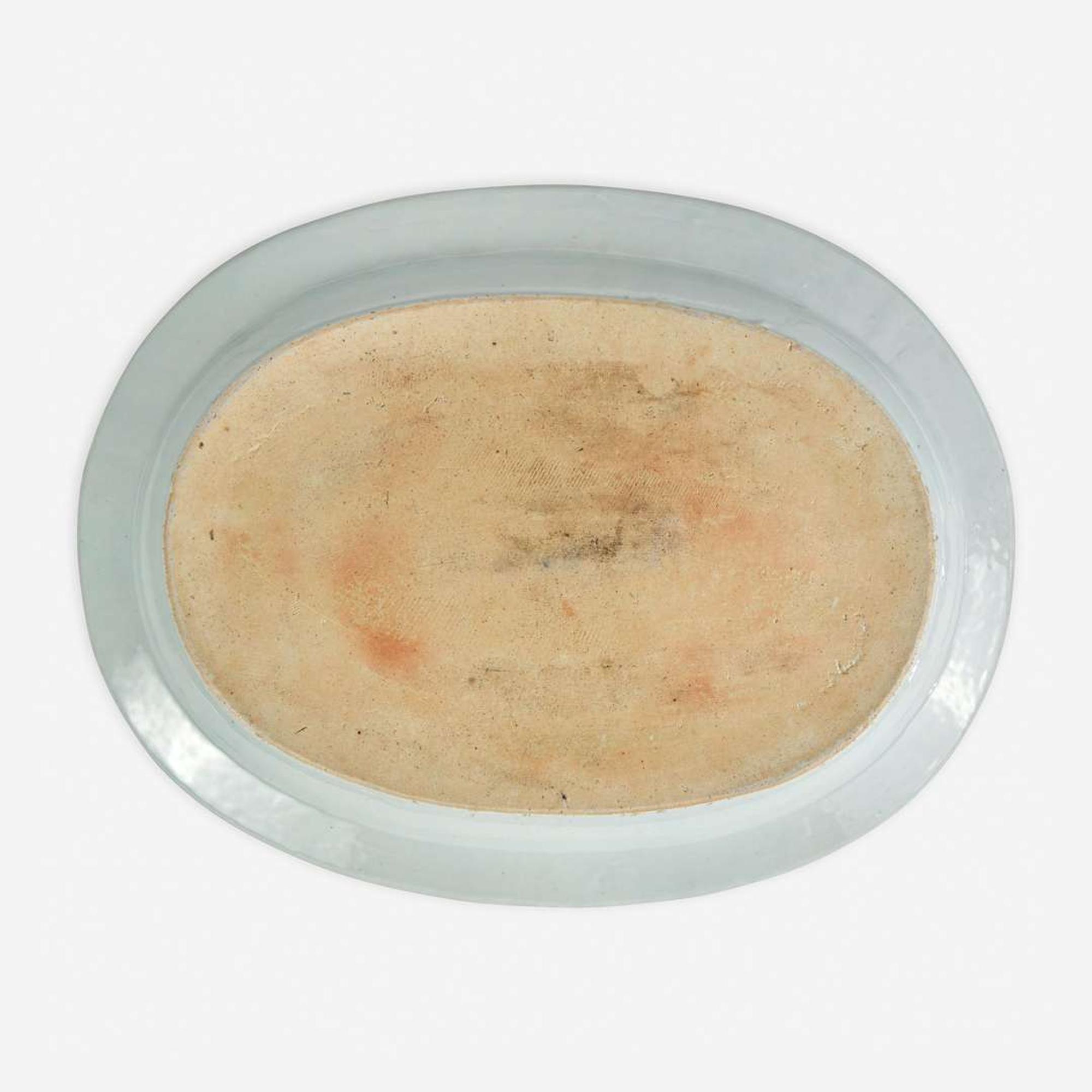 A Chinese Export Porcelain Large Oval Dish circa 1755