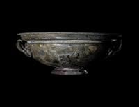 An Etruscan or South Italian Bronze Basin