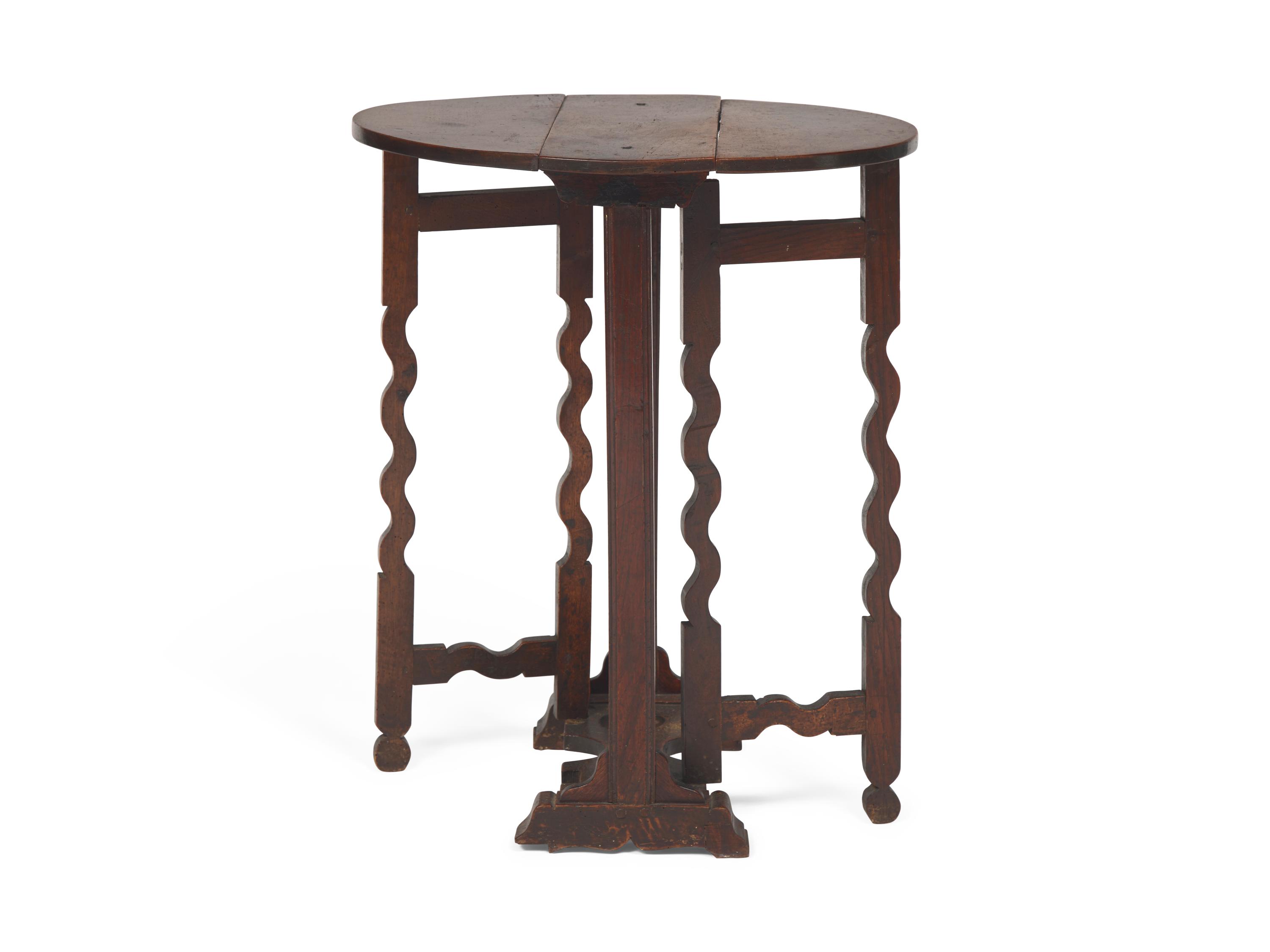 An English Provincial Drop Leaf Side Table