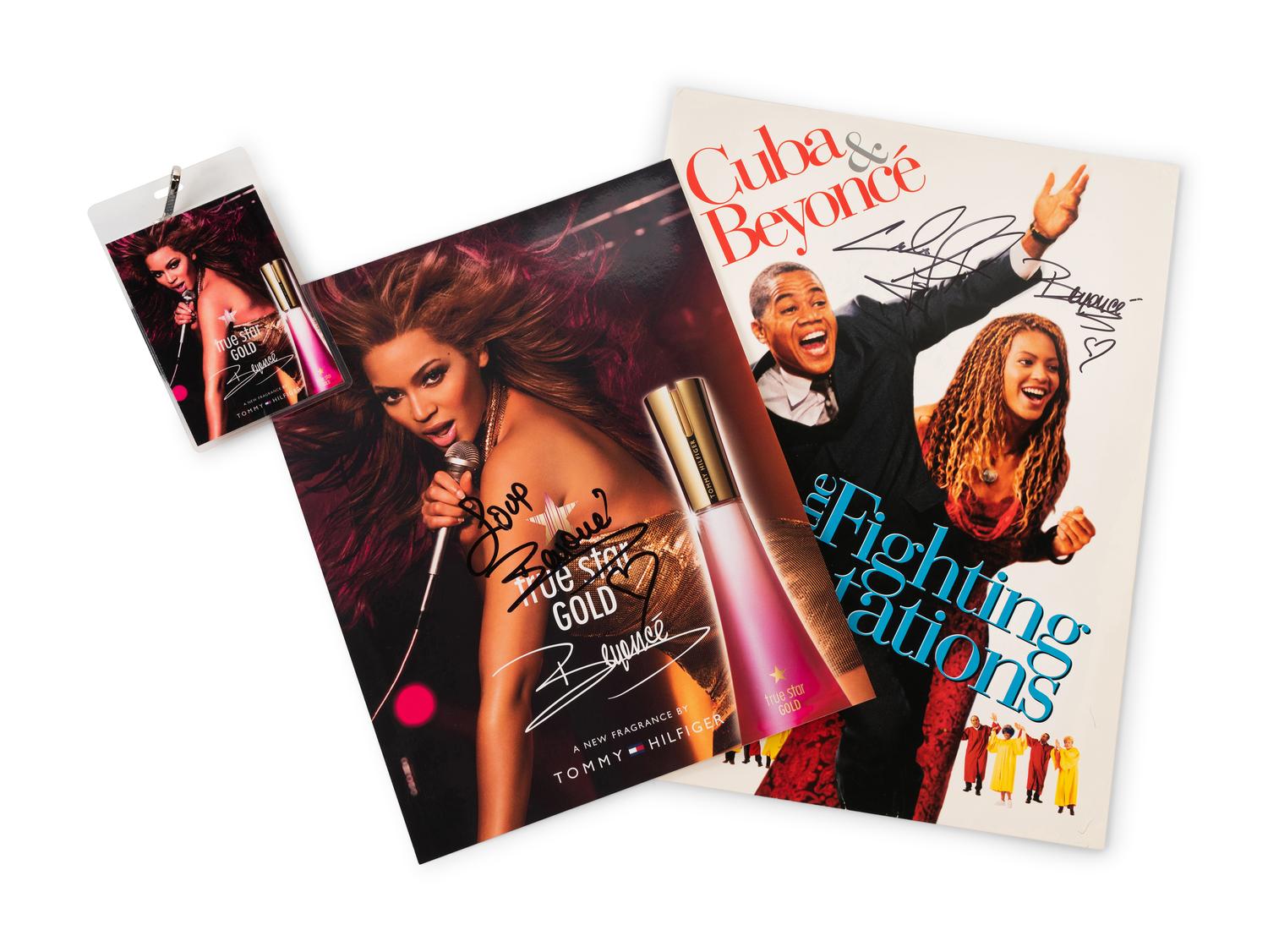 (Celebrity Memorabilia) A group of Beyonce memorabilia, comprising: