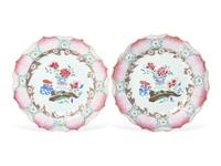 A Pair of Chinese Export Porcelain Plates