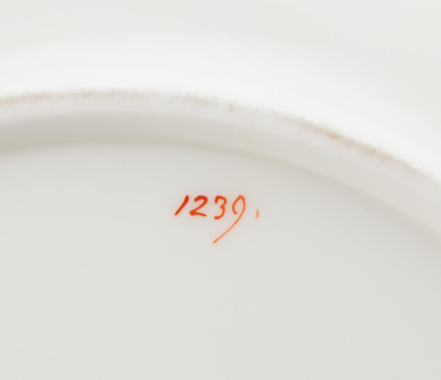 A Davenport Porcelain Desert Service