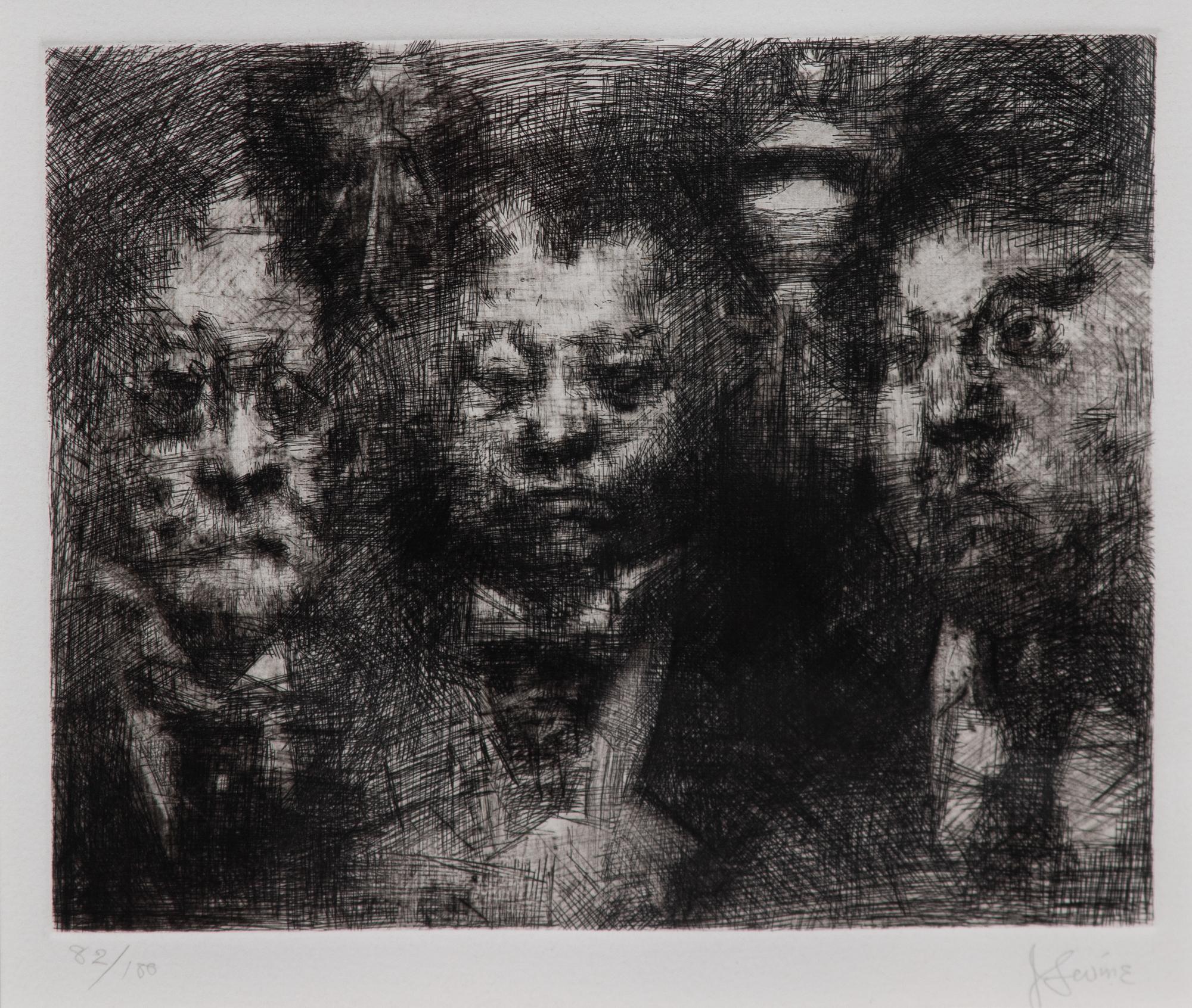Jack Levine, (American, 1915-2010) — Sweet Bye & Bye, 1980