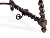 A Louis XIV Iron-Mounted Trestle Table