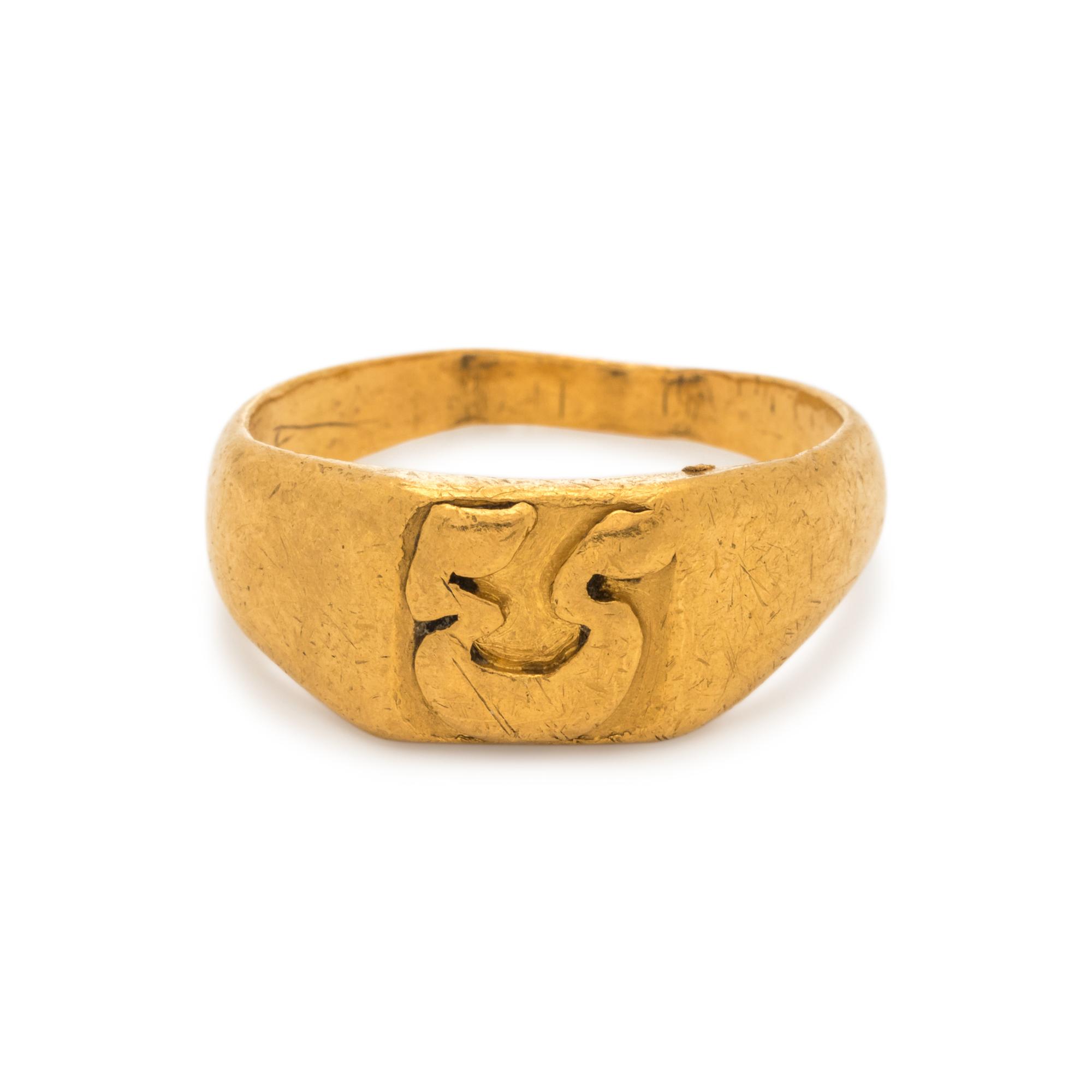 YELLOW GOLD RING