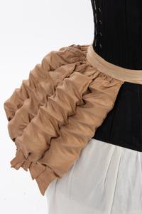 Collection of Seven Bustles and One Skirt Supporter, 1870-80s