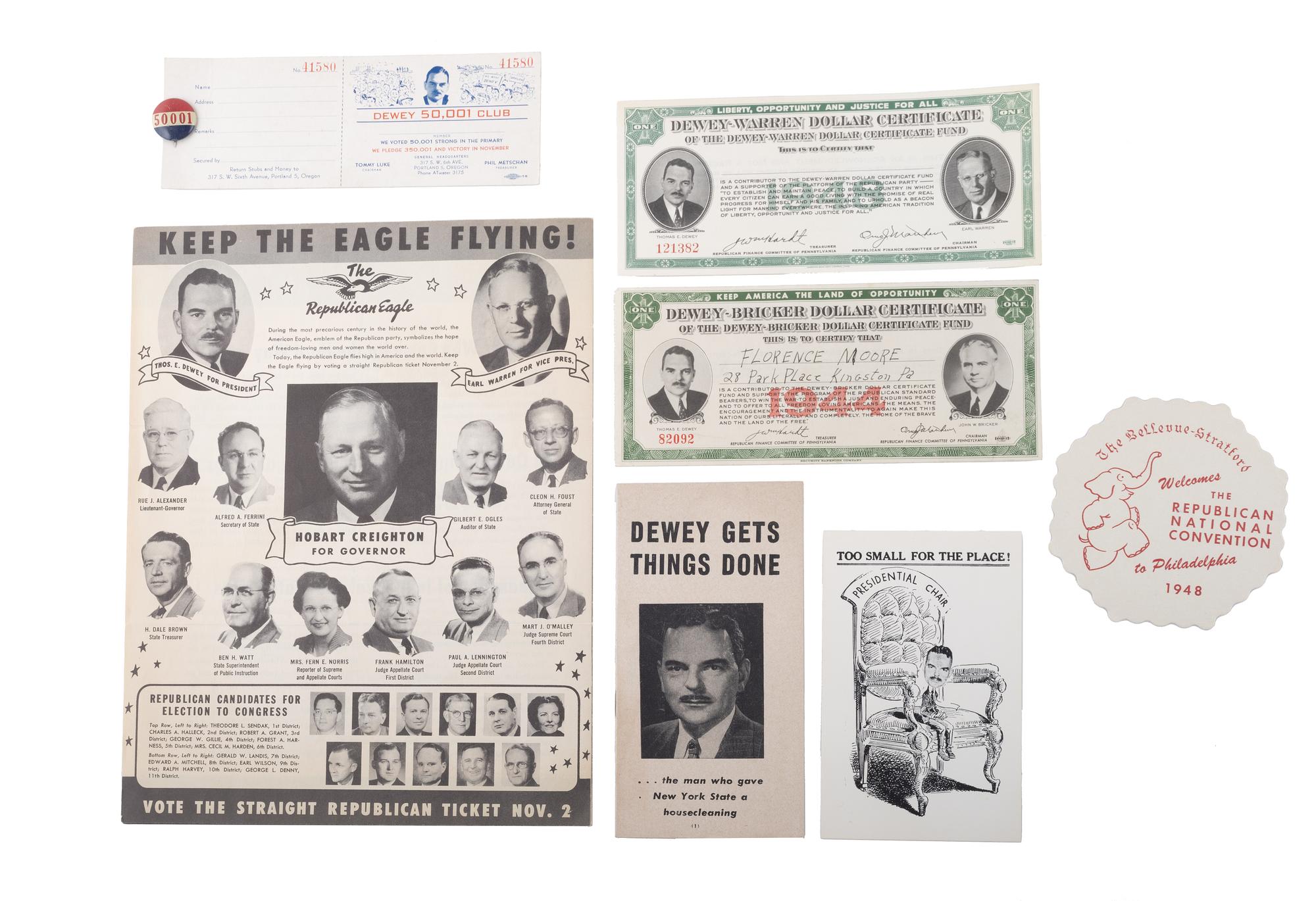 [POLITICS]. A large group of political ephemera from the 1920s-1940s.