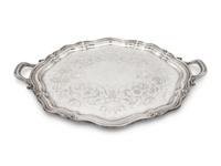 A Group of Silver-Plate Serving Pieces