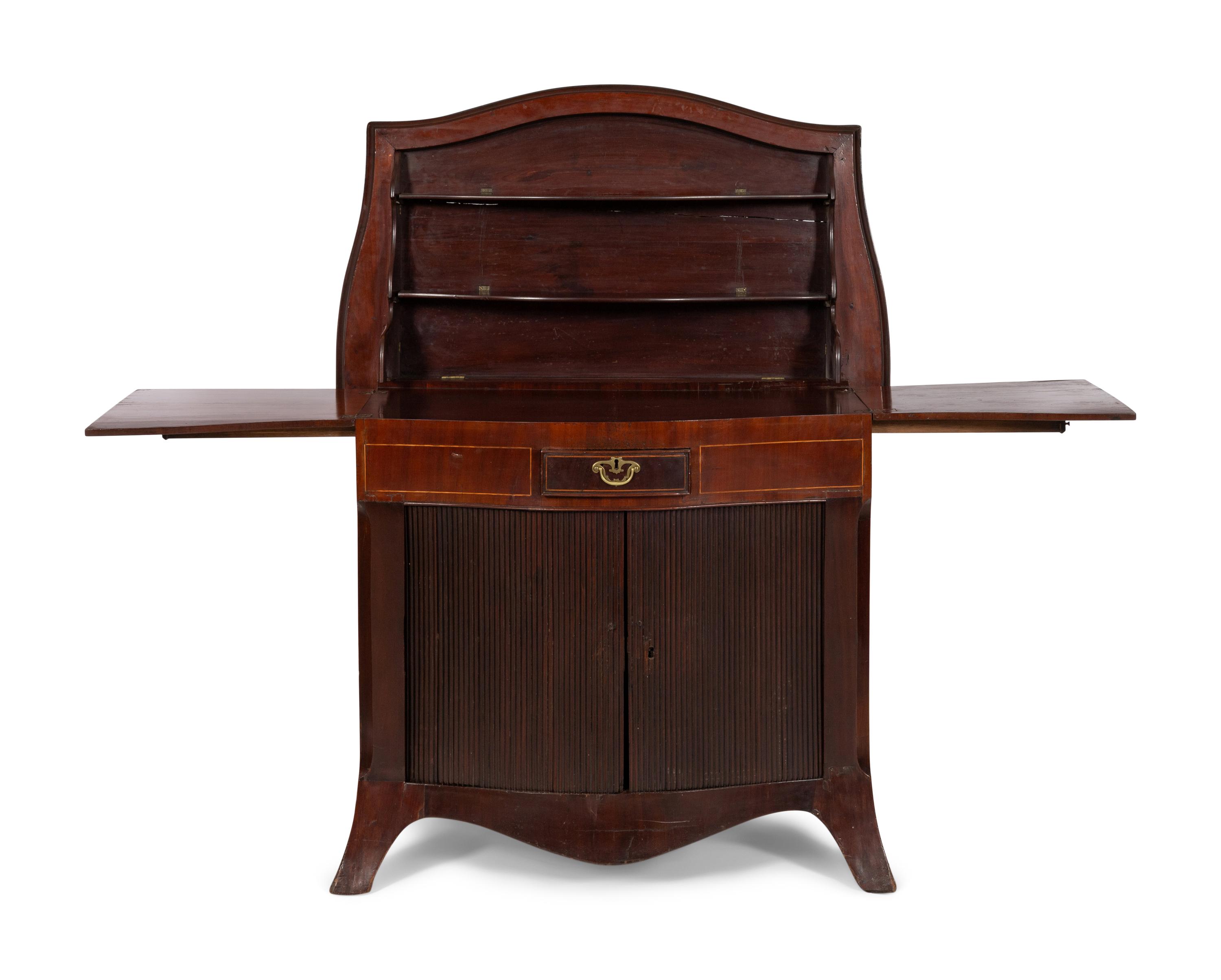 A Dutch Mahogany Klapbuffet