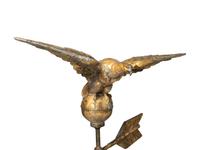 A Molded Copper and Cast Zinc Eagle Weathervane