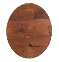 A Louis XVI Style Giltwood Oval Mirror