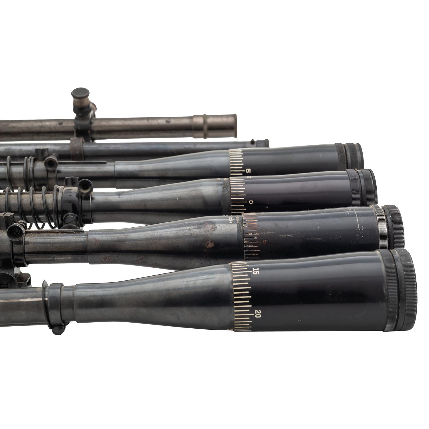 Lot of 6 Vintage Target Scopes Including: Lyman Super Targetspot and J. Stevens