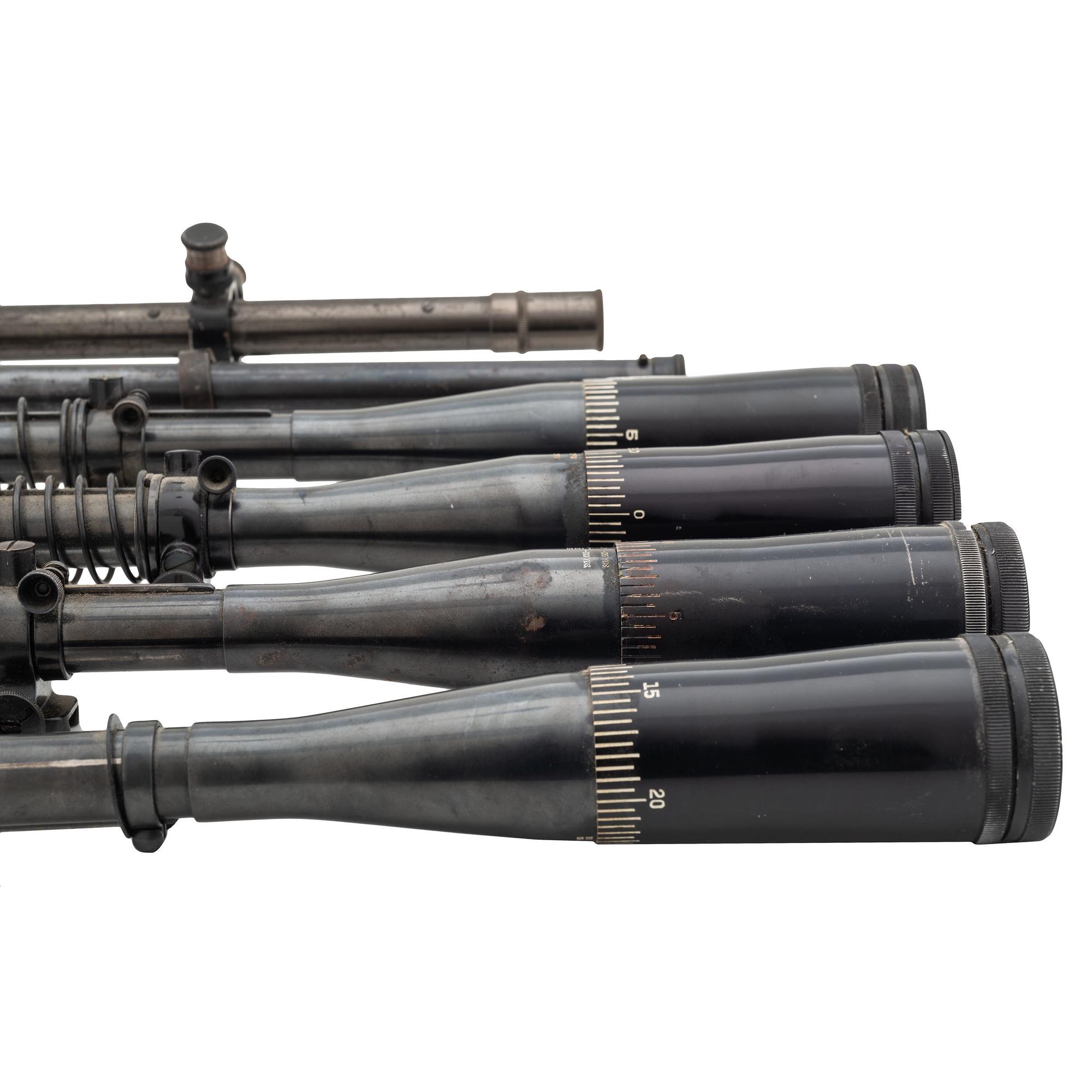 Lot of 6 Vintage Target Scopes Including: Lyman Super Targetspot and J. Stevens