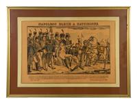 A Set of Five Napoleonic Colored Engravings After François Georgin