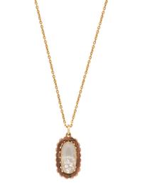 RENEE LEWIS, SAPPHIRE, SEED PEARL AND DIAMOND SHAKE PENDANT
