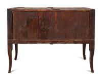 A Régence Gilt Bronze Mounted Marble-Top Commode