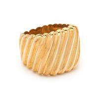 MARVIN SCHLUGER, YELLOW GOLD RING