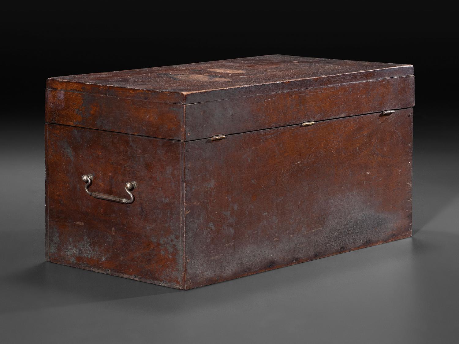 A Southern Walnut Sugar Box