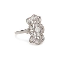 ART DECO, DIAMOND RING