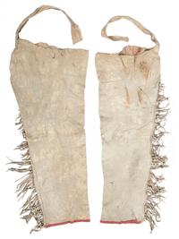 Sioux Quilled Hide Shirt and Leggings